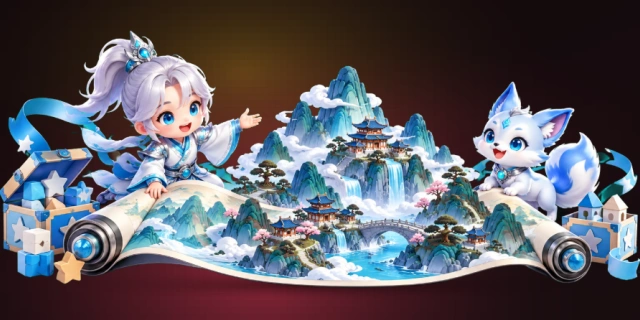 江山美景画